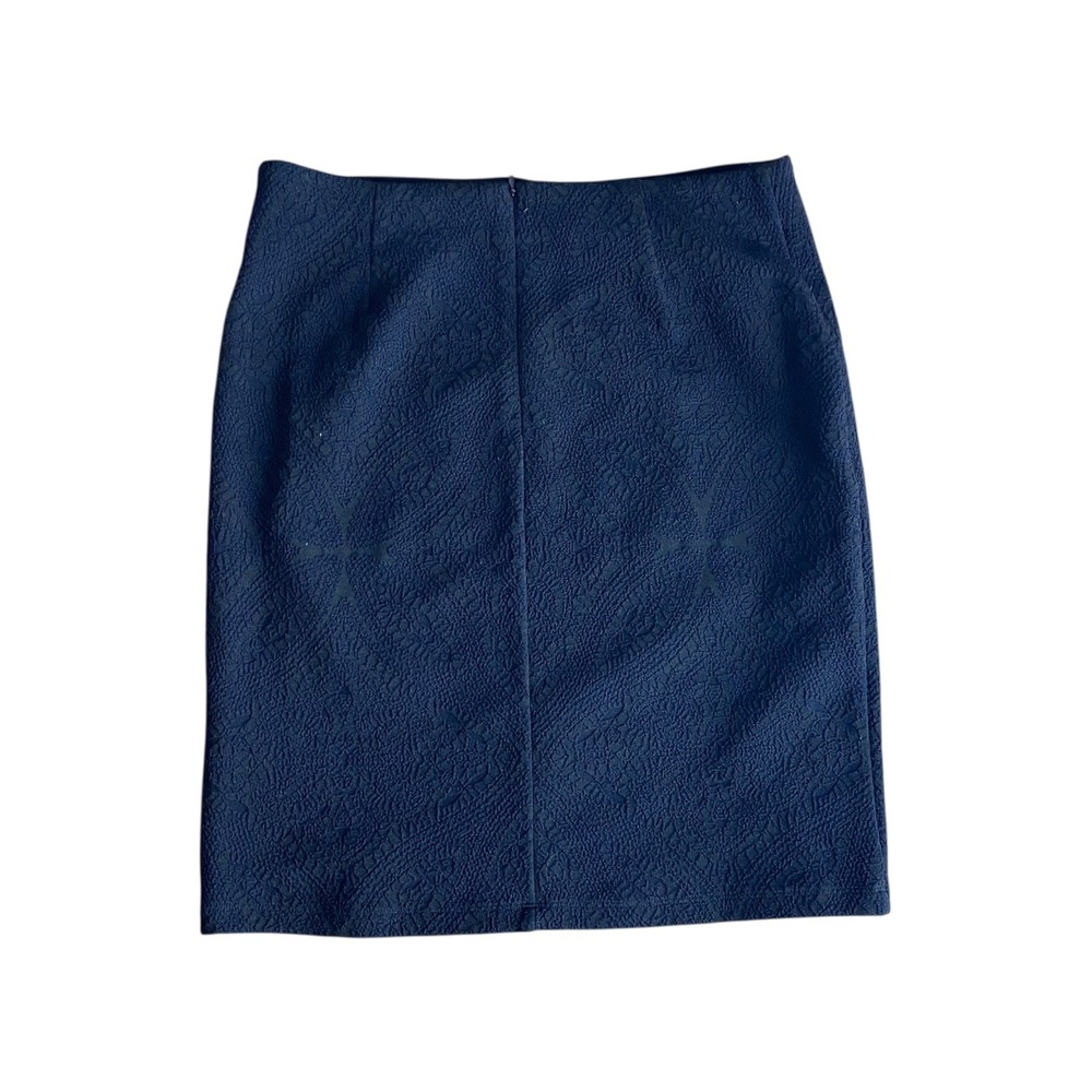 J McLaughlin Womens Size 2 Blue Textured Career Pencil Skirt - Picture 6 of 6